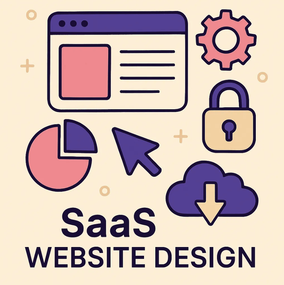 Saas website design